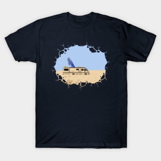 The Crystal Ship (on navy) T-Shirt